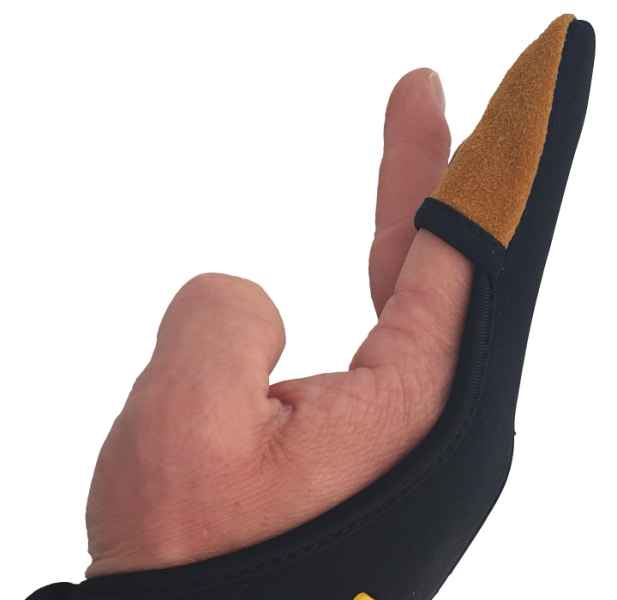 Sportex Neoprenový Náprstník - Kožený
