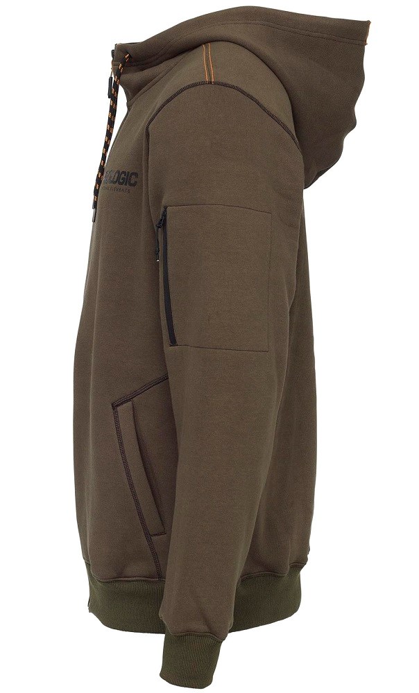 Prologic Mikina Carpio Zip Hoodie Army Green