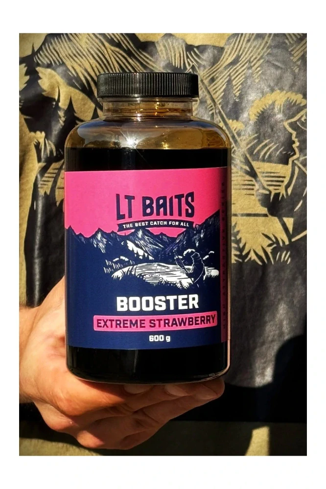LT Baits Booster Extreme Strawberry 600g
