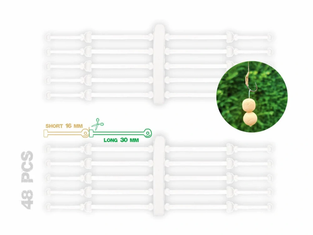 ZFISH Zarážka Silicone Boilie Stops 16-30mm