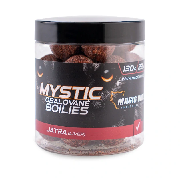 Magic Wolf Mystic Obalované Boilies 22mm 130g