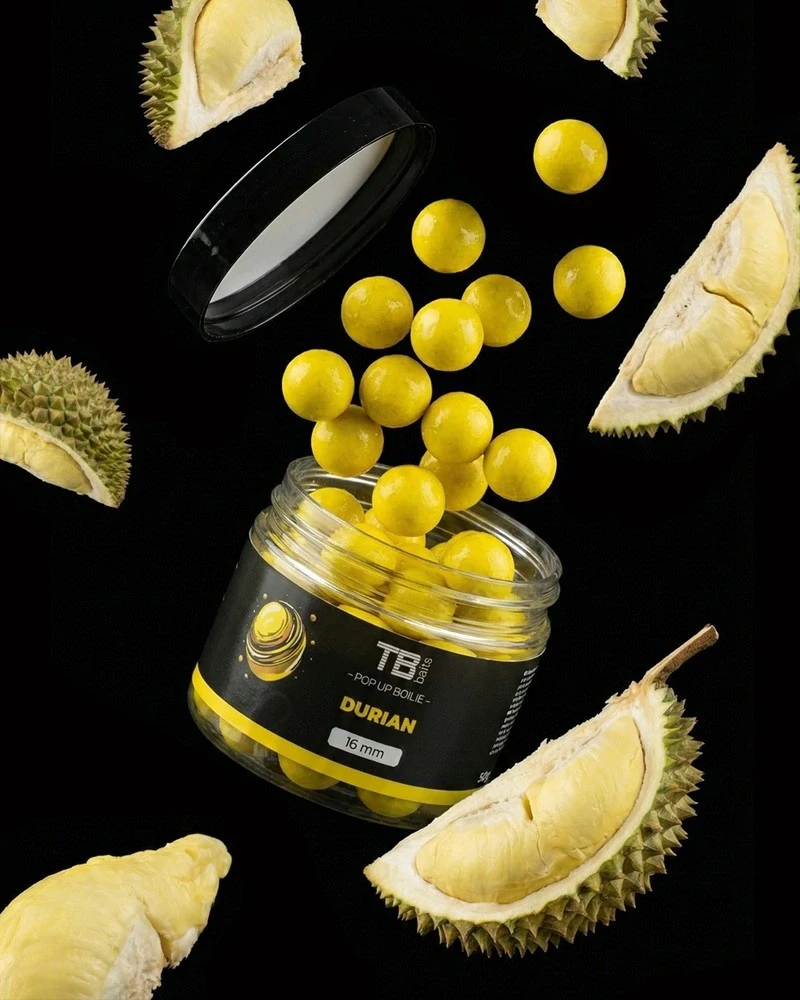 TB Baits Plovoucí Boilie Pop-Up Durian + NHDC 50g