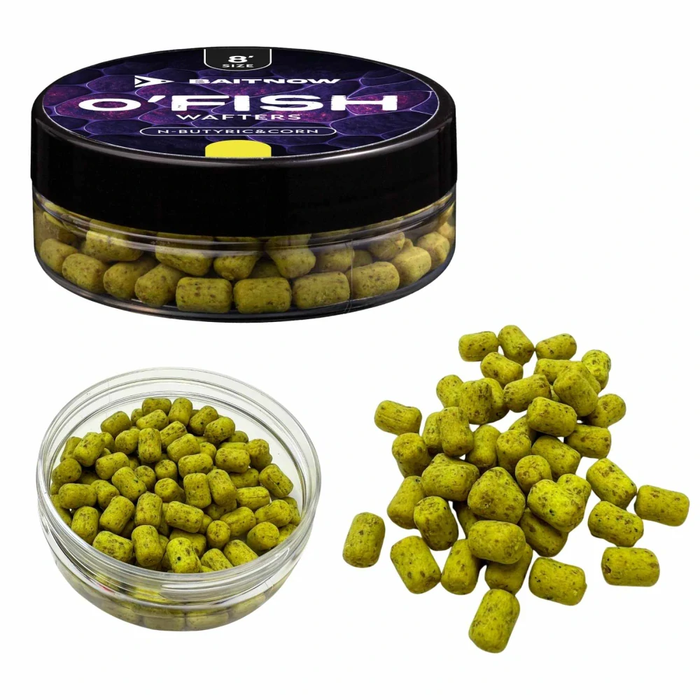 Baitnow Method Feeder Wafters O'FISH  N-Butyric Corn 8mm 24g