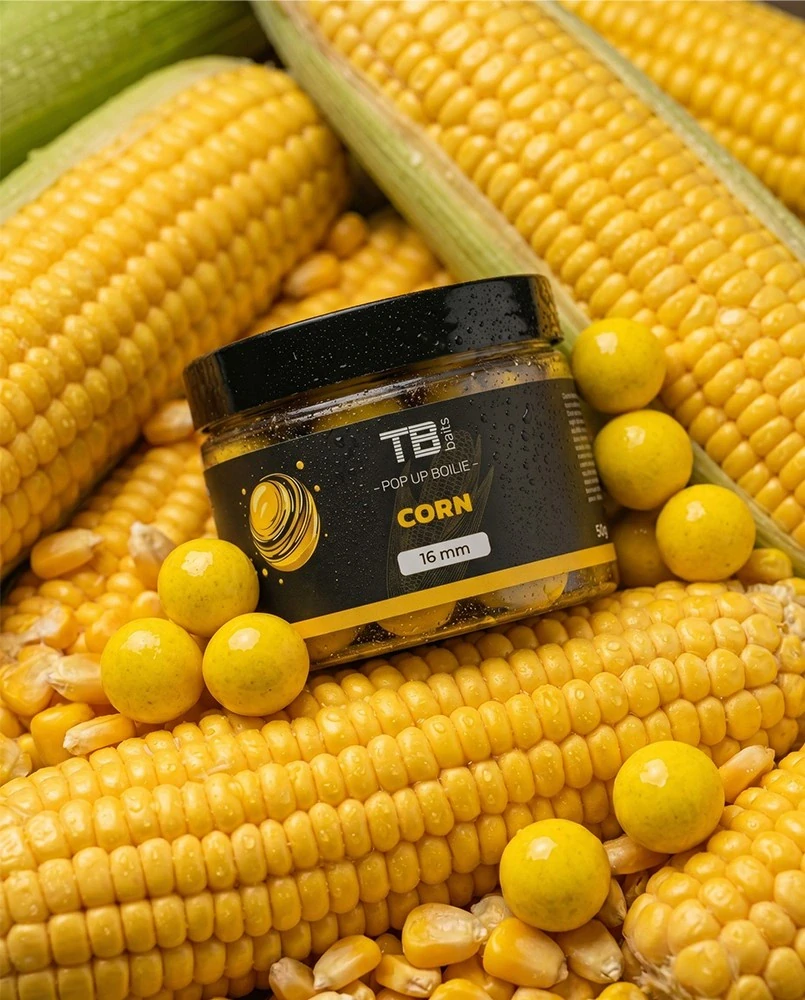TB Baits Plovoucí Boilie Pop-Up Corn + NHDC 16mm 50g