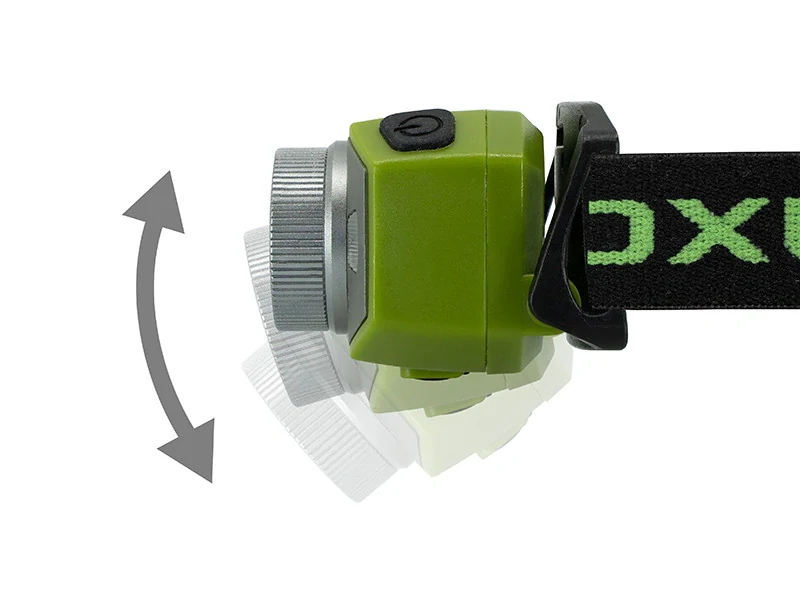 Delphin Čelová lampa OXUS Zoom 5W/1200mAh