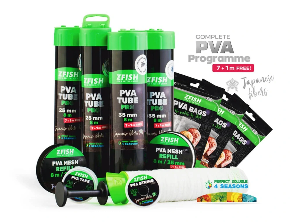ZFISH Punčocha PVA PRO Refill 35 mm/7 + 1 m Zdarma!