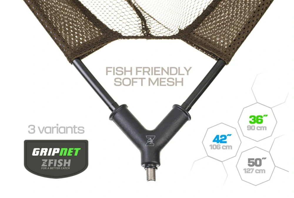 ZFISH Podběráková Hlava Gripnet Landing Net 36"