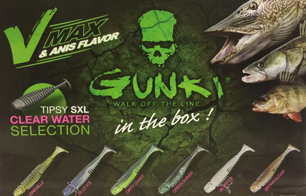 Gunki BOX NÁSTRAH TIPSY SXL Clear Water 13cm 30ks