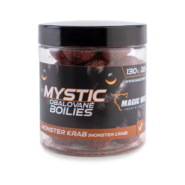 Magic Wolf Mystic Obalované Boilies 22mm 130g