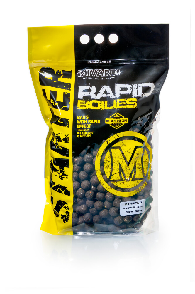 Mivardi Rapid Boilies Starter Monster & Halibut 20mm 3500g