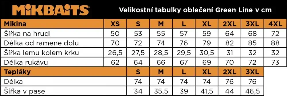 Mikbaits Tepláky Green line zelené