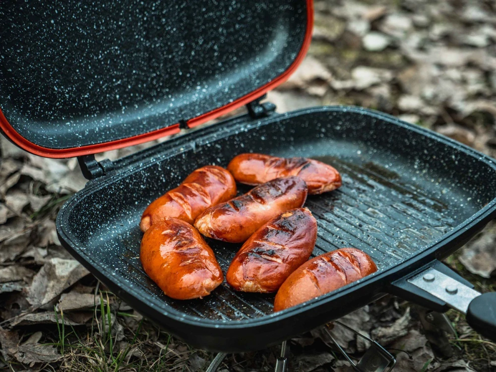 Giants Fishing Akční set Pánev na vaření eazi pan Medium + Nerezový thermo Hrnek 400ml