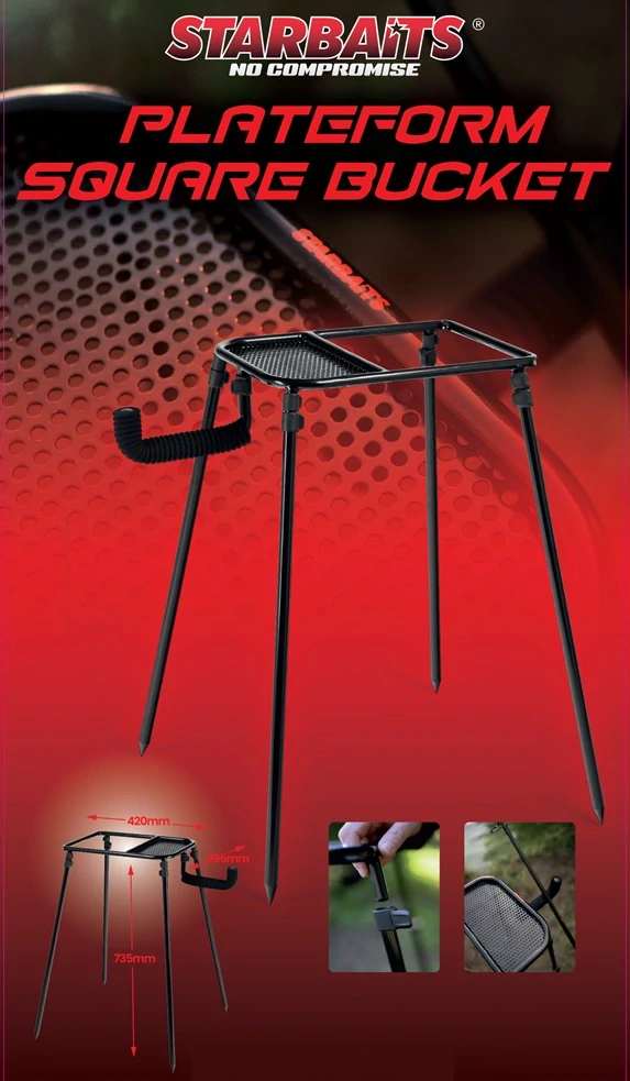 Starbaits Stojan na kbelík Square Bucket Plateform