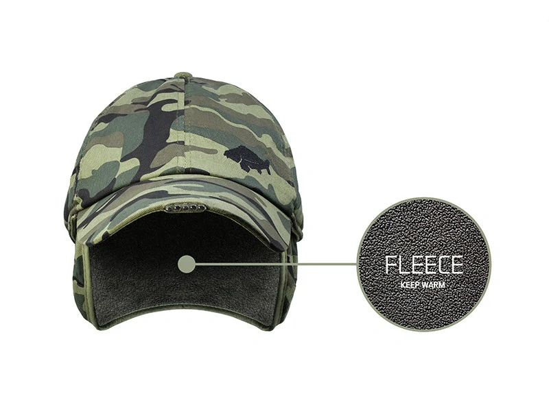 Delphin Zimní LED kšiltovka OutLINE Camo