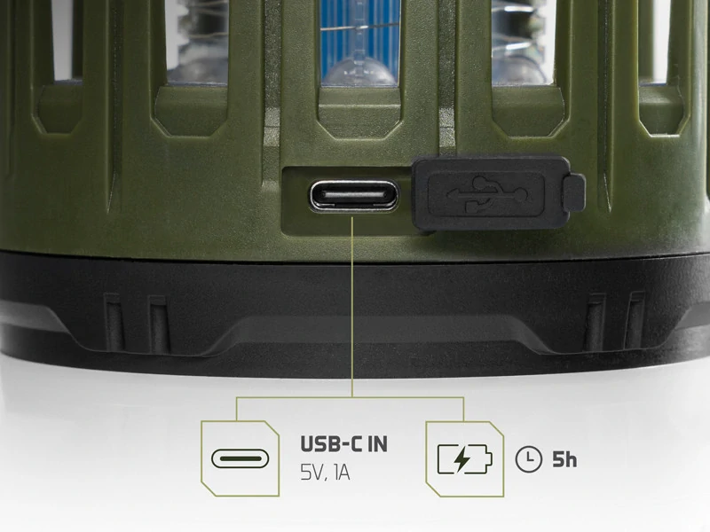 Delphin Kempová lampa MOSKYTO 3W 2600mAh