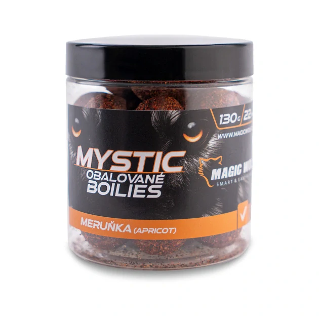 Magic Wolf Mystic Obalované Boilies 22mm 130g