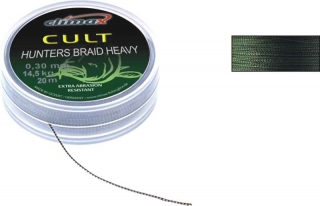 Climax Šňůra Hunters Braid Heavy weed 20lb 20m