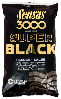 Sensas 3000 Dark Salty Feeder (feeder-černý-slaný) 1kg