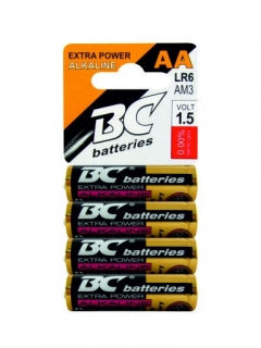 BC Alkalická tužková baterie BCLR6/4P 1,5V