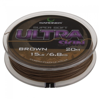 Gardner Potahovaná šňůrka Ultra Skin Brown 20m