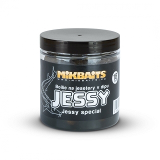 Mikbaits Jessy boilie na jesetery v dipu 18mm 250ml