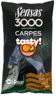 Sensas 3000 Carp Tasty Orange (kapr pomeranč) 1kg