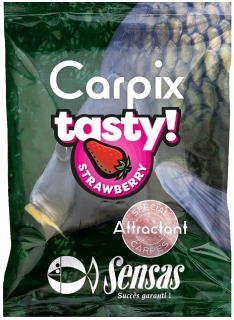 Sensas Posilovač Powder Carp Tasty Strawberry Jahoda 300g