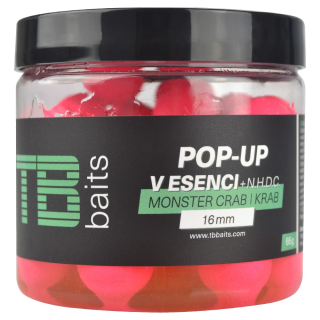 TB Baits Plovoucí Boilie Pop-Up Pink Monster Crab + NHDC 16mm 65g