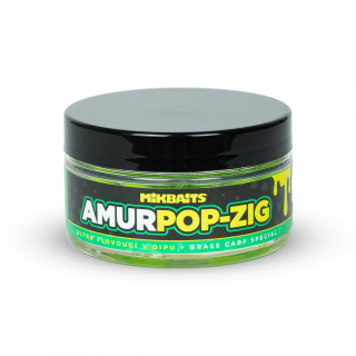 Mikbaits Amur Zig Ultra Plovoucí boilies v dipu 15mm 100ml