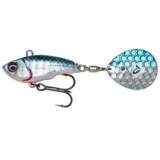 Savage Gear Třpytka Fat Tail Spin Sinking Blue Silver