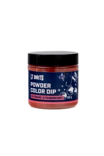 LT Baits Powder Color Dip Extreme Strawberry 90g