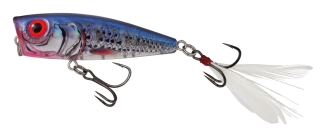 Salmo Wobler Rattlin Pop Floating Clear Blue Shiner 7cm