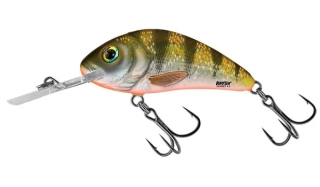 Salmo Wobler Rattlin Hornet Floating Yellow Holographic Perch 5,5cm 10,5g