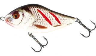 Salmo Wobler Slider Floating Wounded Real Grey Shiner 10cm 36g