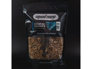 Squat Carp Stick mix Anchovy+ 1kg + booster 100ml