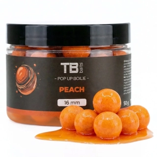 TB Baits Plovoucí Boilie Pop-Up Peach + NHDC 50g