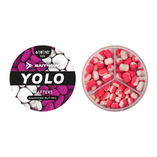 Baitnow Method Feeder Wafters YOLO White&Pink Mango&N-Butyric 6/8/10mm 24g