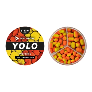Baitnow Method Feeder Wafters YOLO Orange&Yellow Chocolate&Orange 6/8/10mm 24g