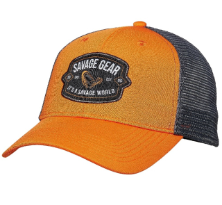 Savage Gear Kšiltovka Badge Trucker Cap Orange
