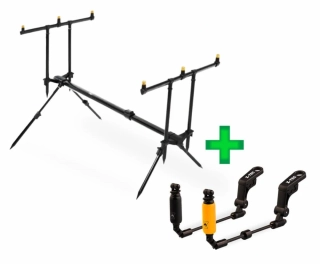 Zfish Stojan Rod Pod Classic 3 Rods + 2x Indikátor záběru zdarma!