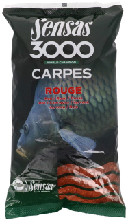 Sensas 3000 Carpes Rouge (kapr červený) 1kg